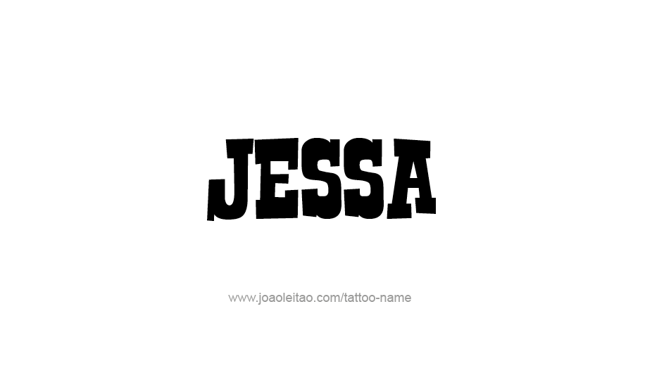 Tattoo Design Name Jessa   