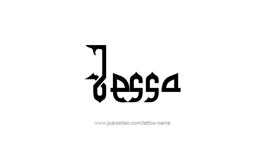 Tattoo Design Name Jessa   