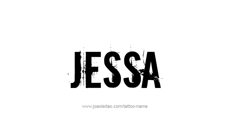 Tattoo Design Name Jessa   