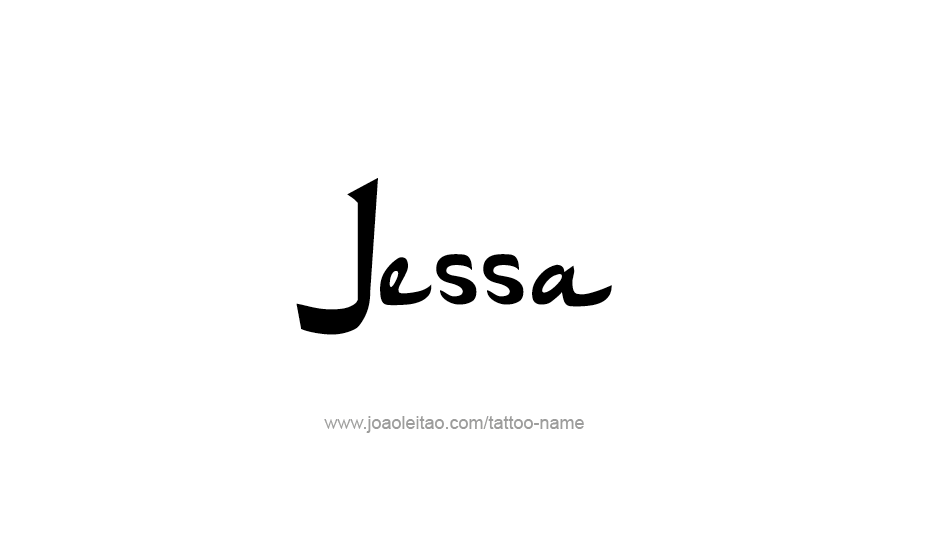 Tattoo Design Name Jessa   