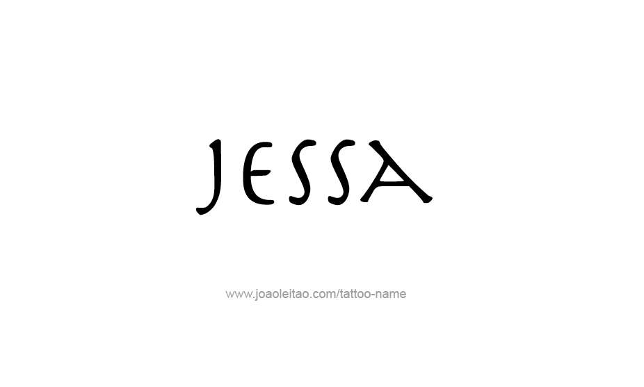 Tattoo Design Name Jessa   