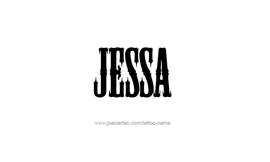 Tattoo Design Name Jessa   