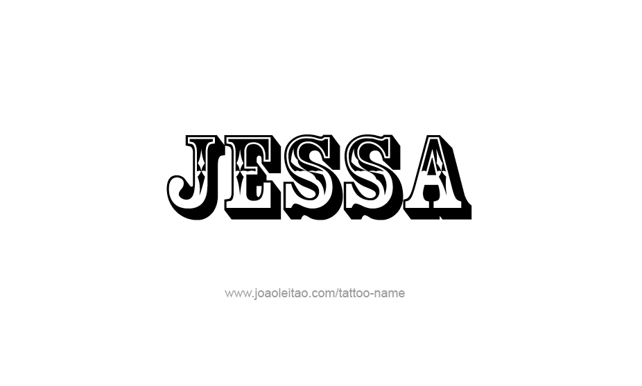 Tattoo Design Name Jessa   