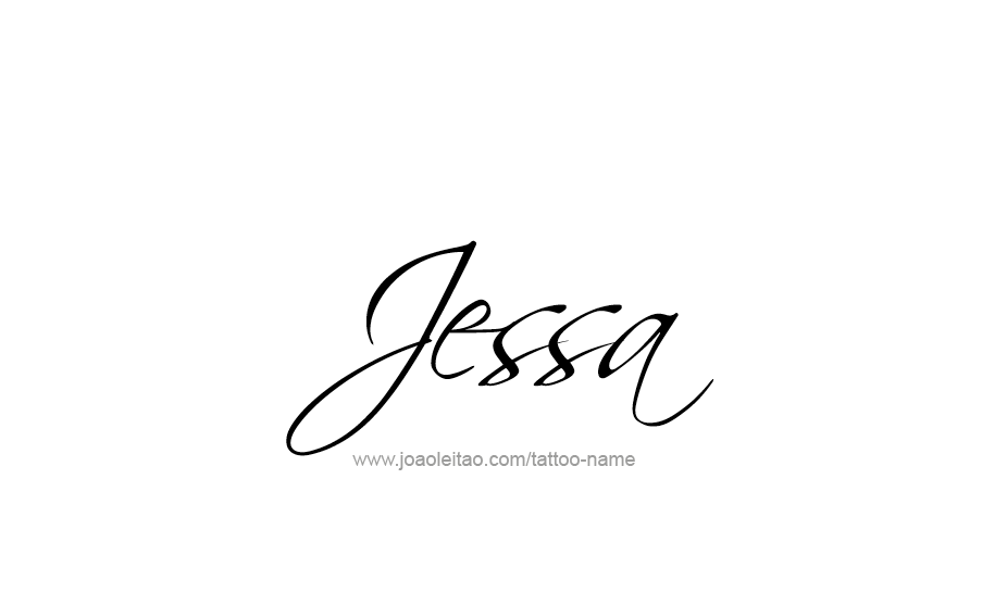 Tattoo Design Name Jessa   