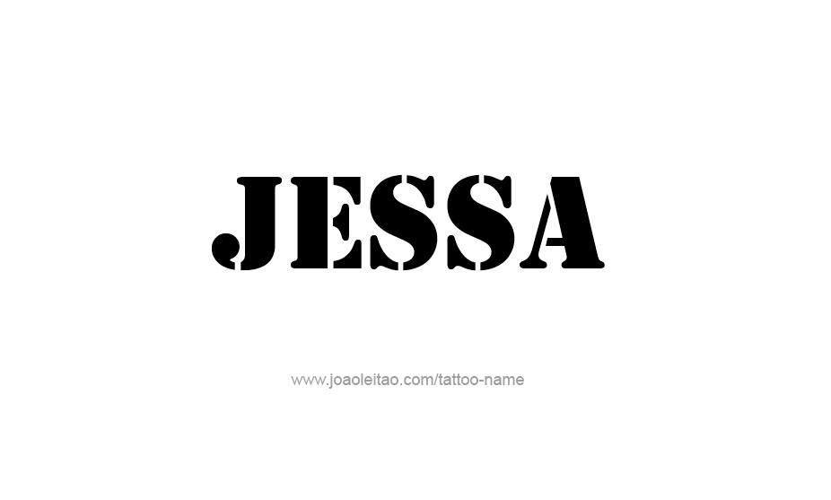 Tattoo Design Name Jessa   