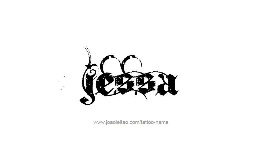 Tattoo Design Name Jessa   
