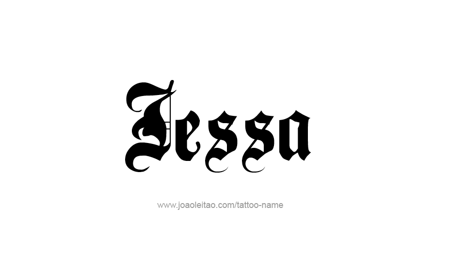 Tattoo Design Name Jessa   