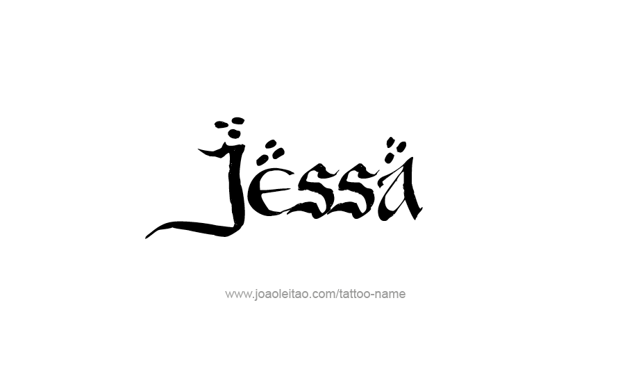 Tattoo Design Name Jessa   