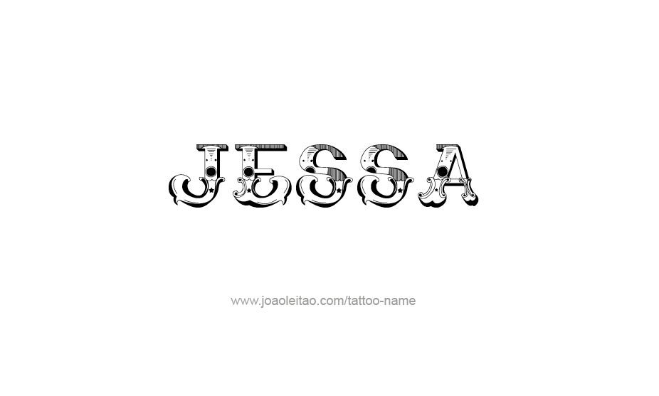 Tattoo Design Name Jessa   