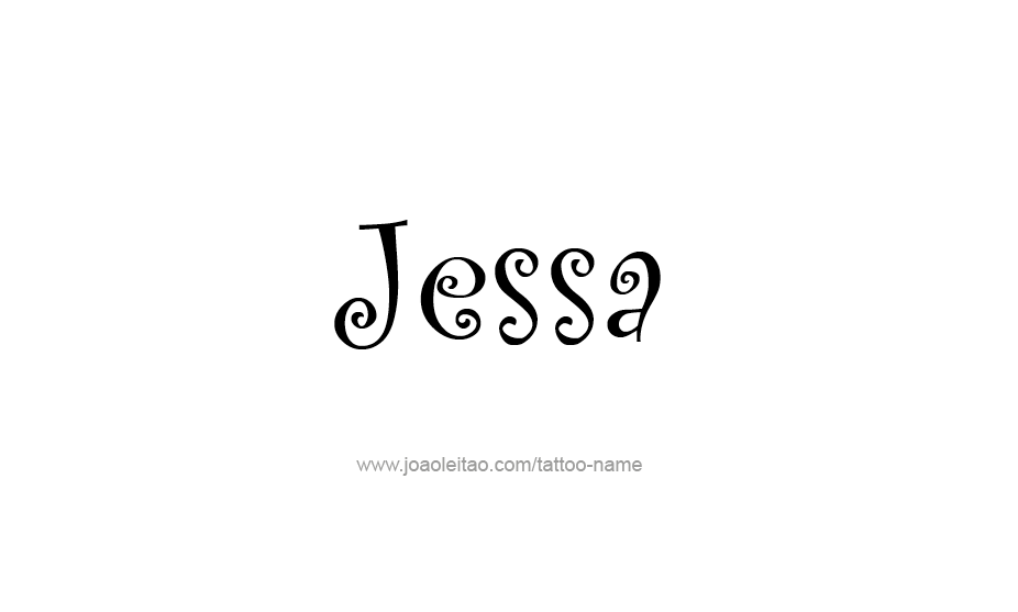 Tattoo Design Name Jessa   