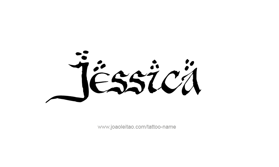 Jessica Name Tattoo Designs  Name tattoo designs Jessica name Name  tattoos