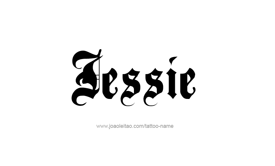 Tattoo Design Name Jessie   