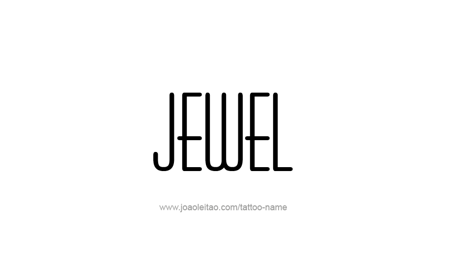 Tattoo Design Name Jewel   