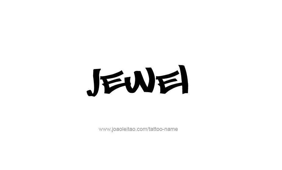 Tattoo Design Name Jewel   