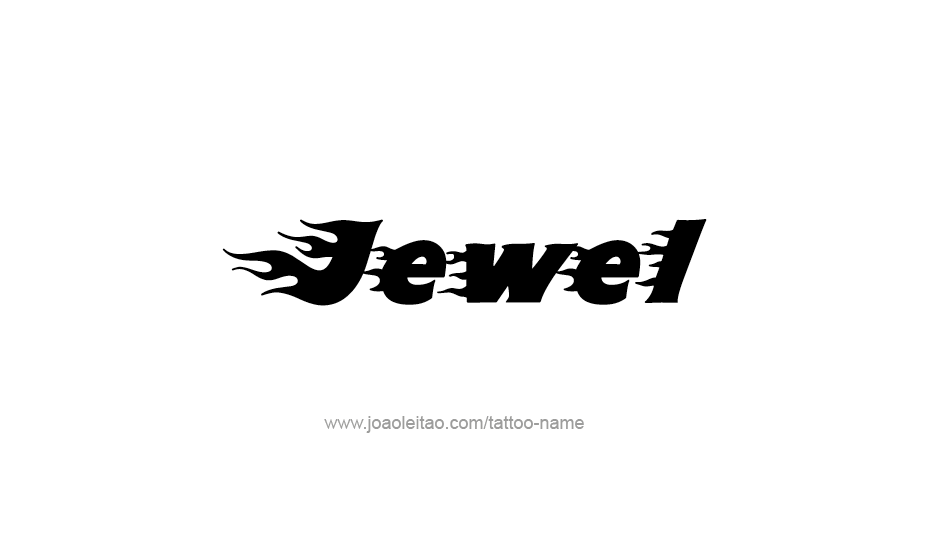 Tattoo Design Name Jewel   