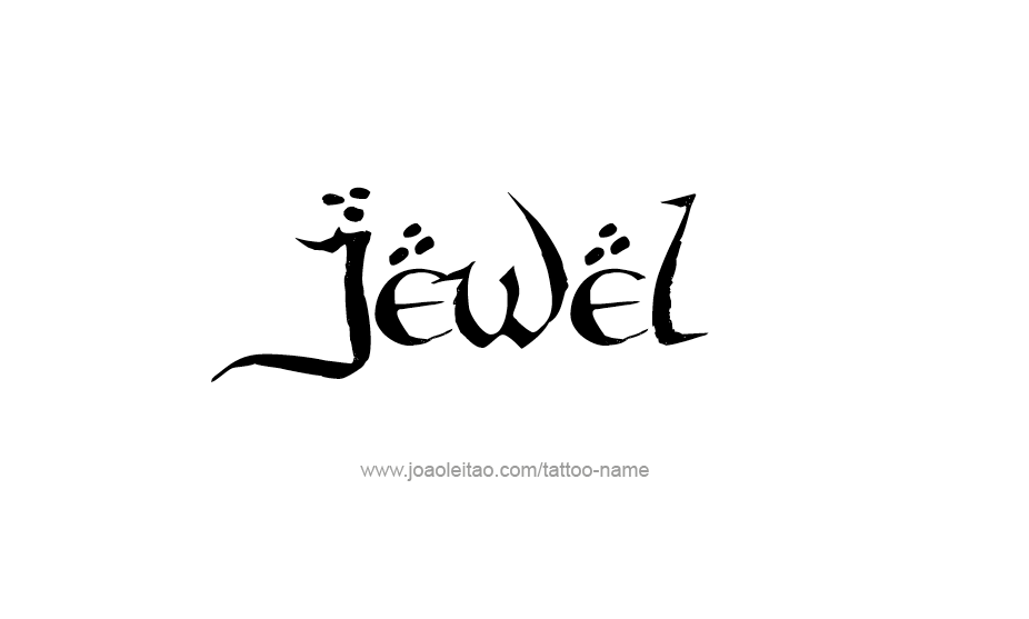 Tattoo Design Name Jewel   