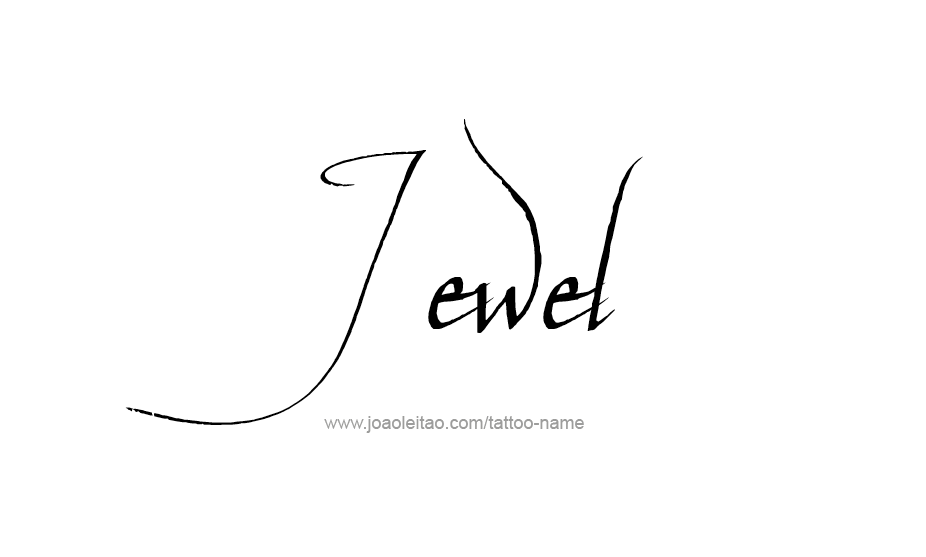 Tattoo Design Name Jewel   