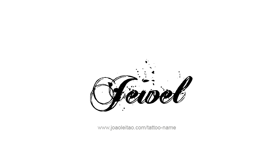 Tattoo Design Name Jewel   