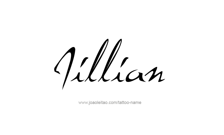 Tattoo Design Name Jillian   