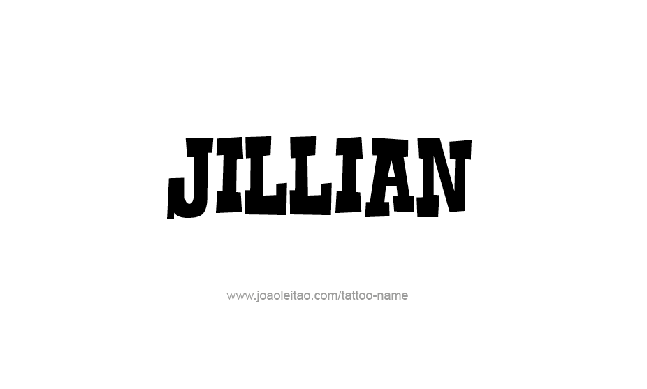 Tattoo Design Name Jillian   