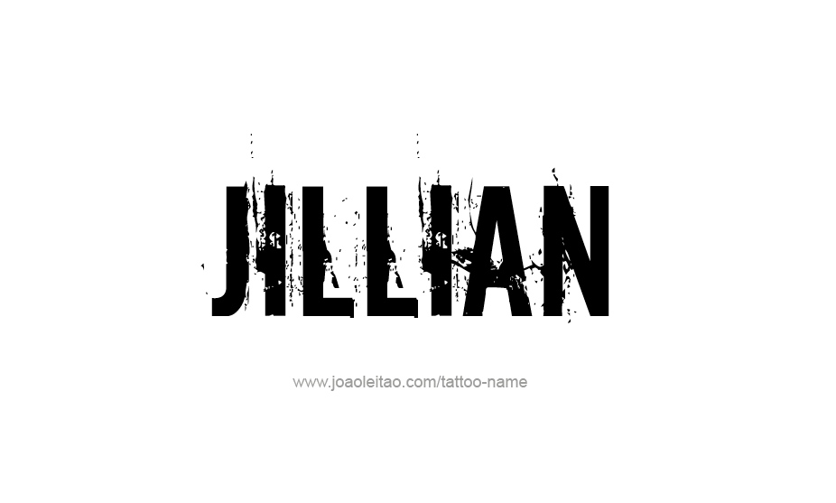 Tattoo Design Name Jillian   