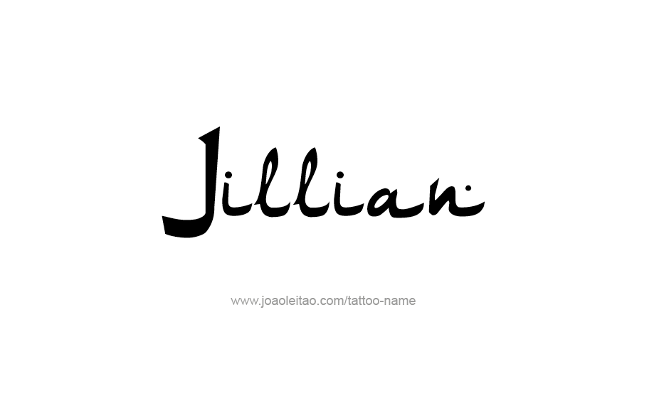 Tattoo Design Name Jillian   