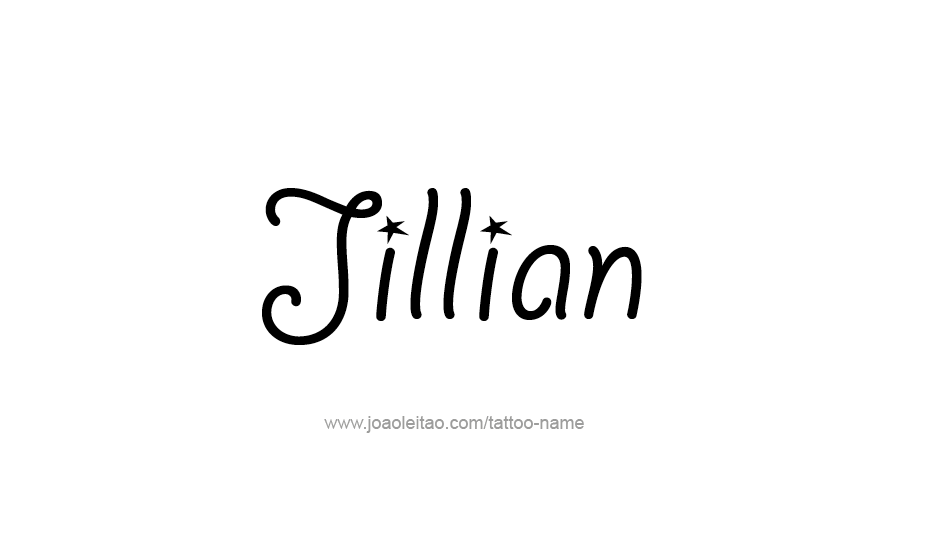 Tattoo Design Name Jillian   