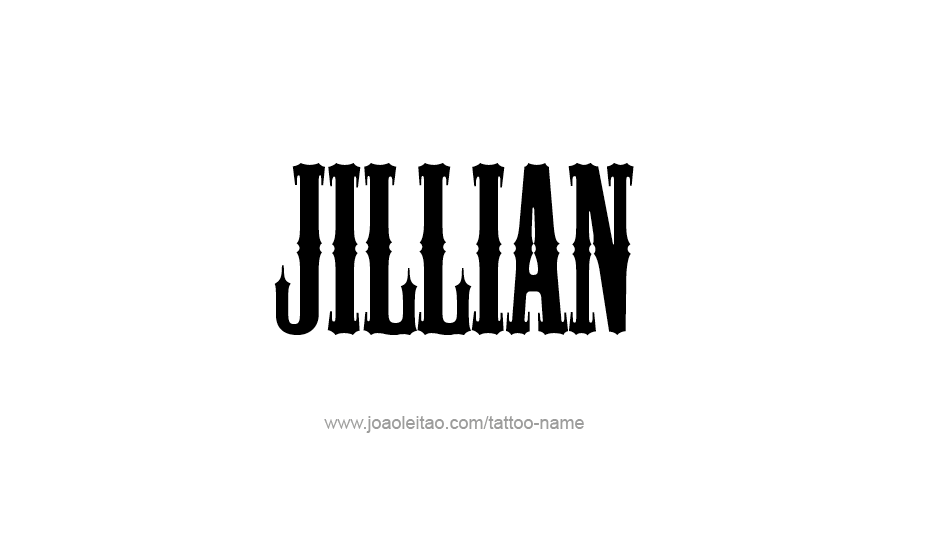 Tattoo Design Name Jillian   