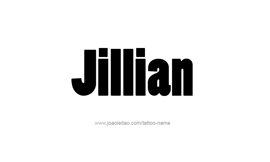 Tattoo Design Name Jillian   