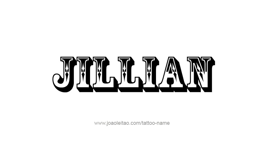 Tattoo Design Name Jillian   