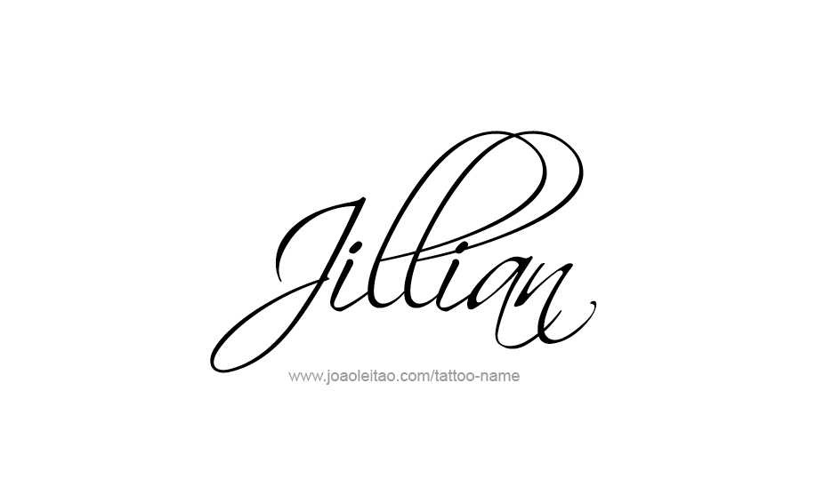 Tattoo Design Name Jillian   