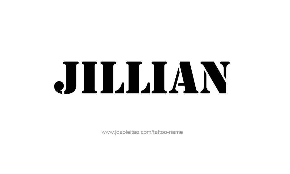 Tattoo Design Name Jillian   