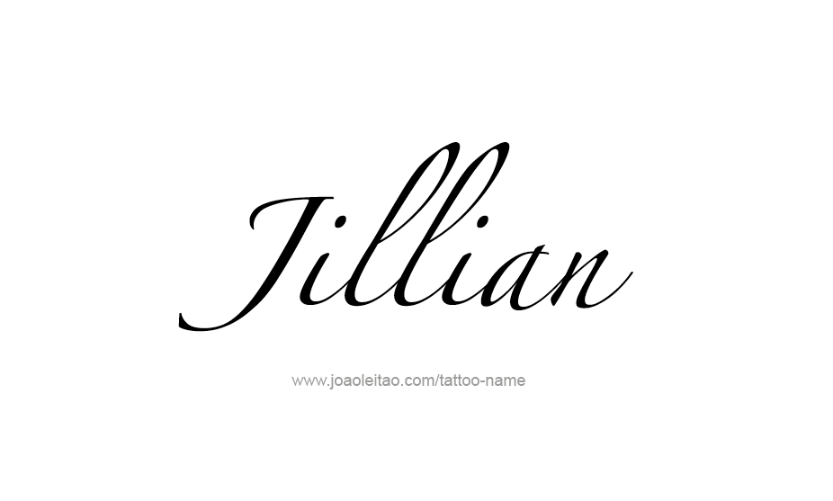 Tattoo Design Name Jillian   