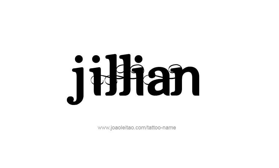 Tattoo Design Name Jillian   