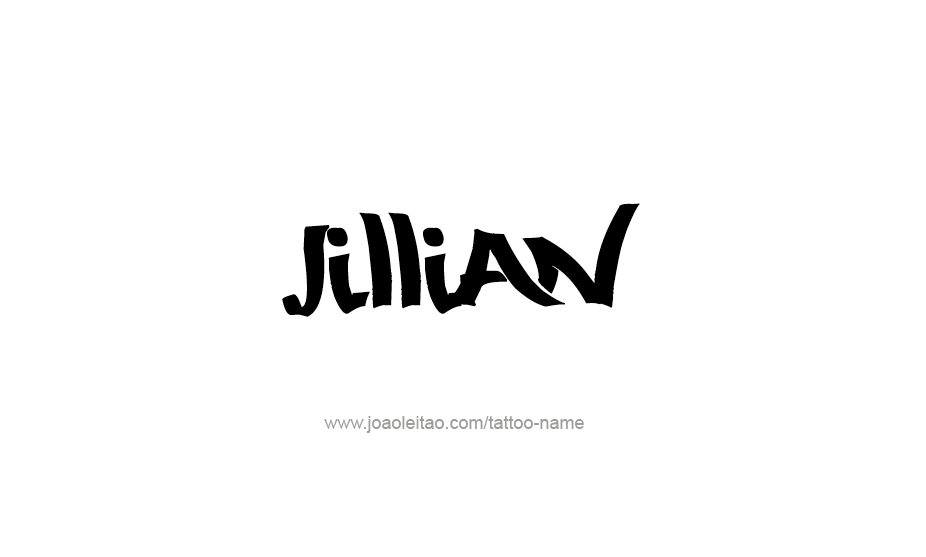 Tattoo Design Name Jillian   