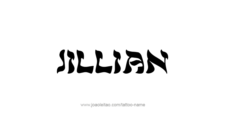 Tattoo Design Name Jillian   