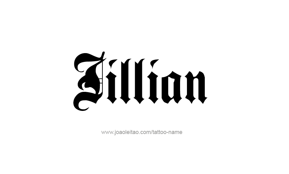 Tattoo Design Name Jillian   