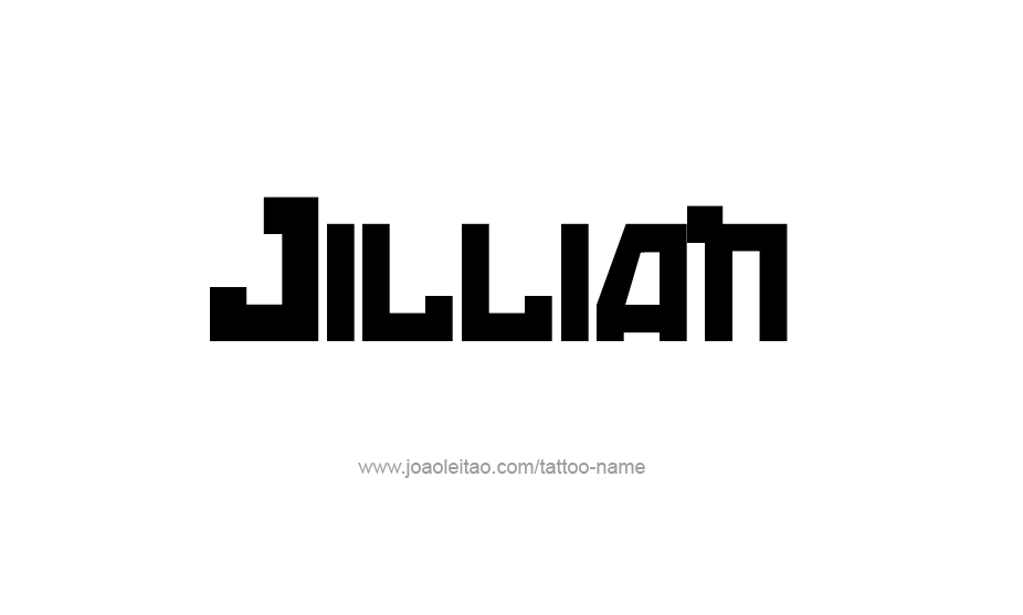 Tattoo Design Name Jillian   