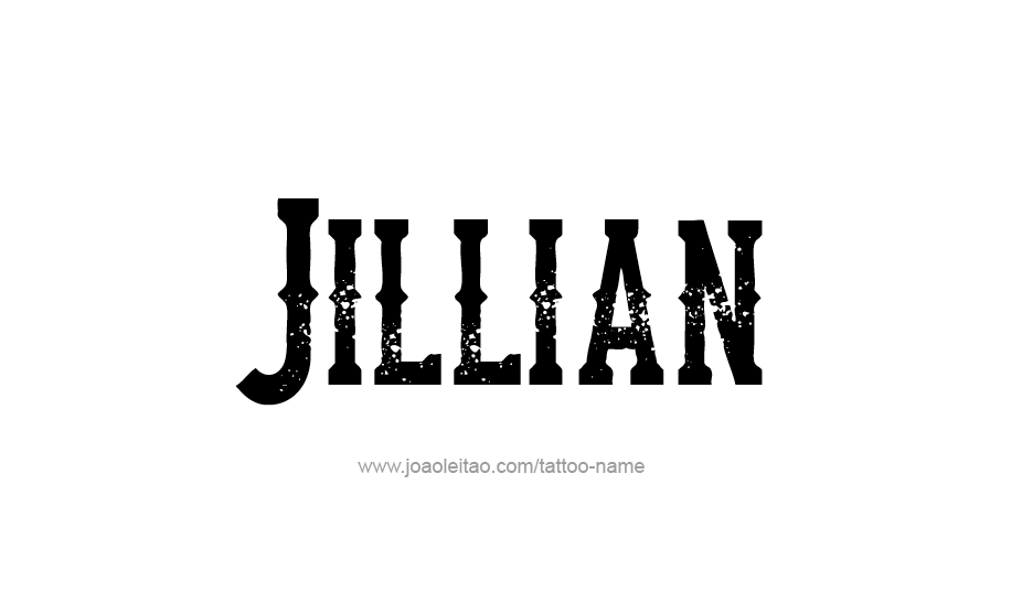 Tattoo Design Name Jillian   