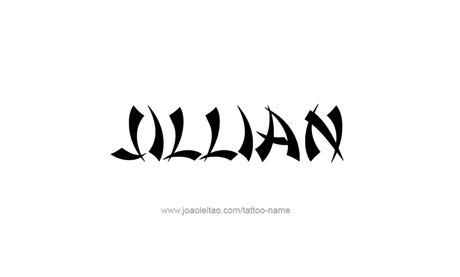 Tattoo Design Name Jillian   