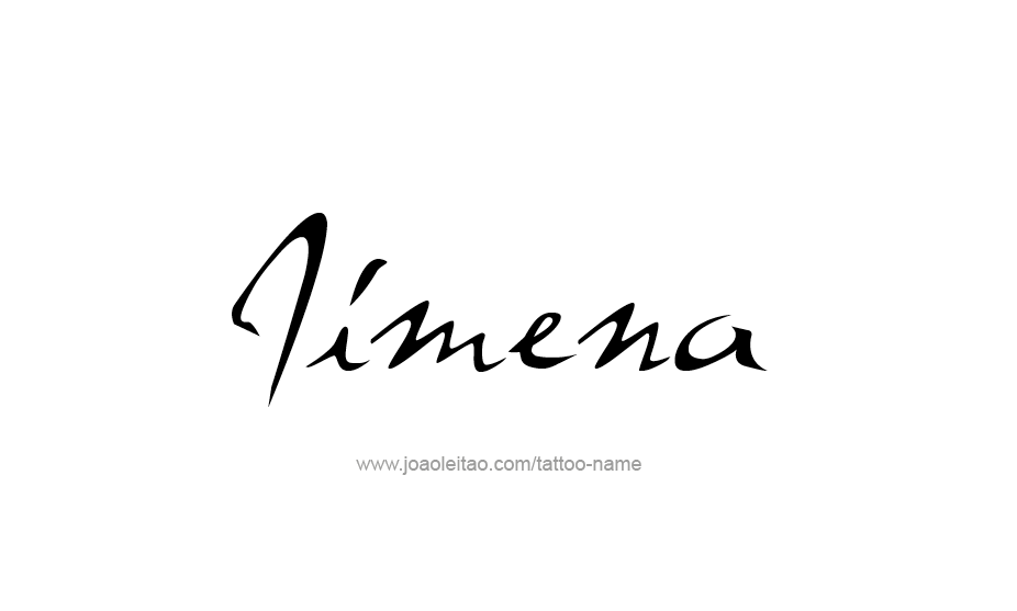 Tattoo Design Name Jimena   