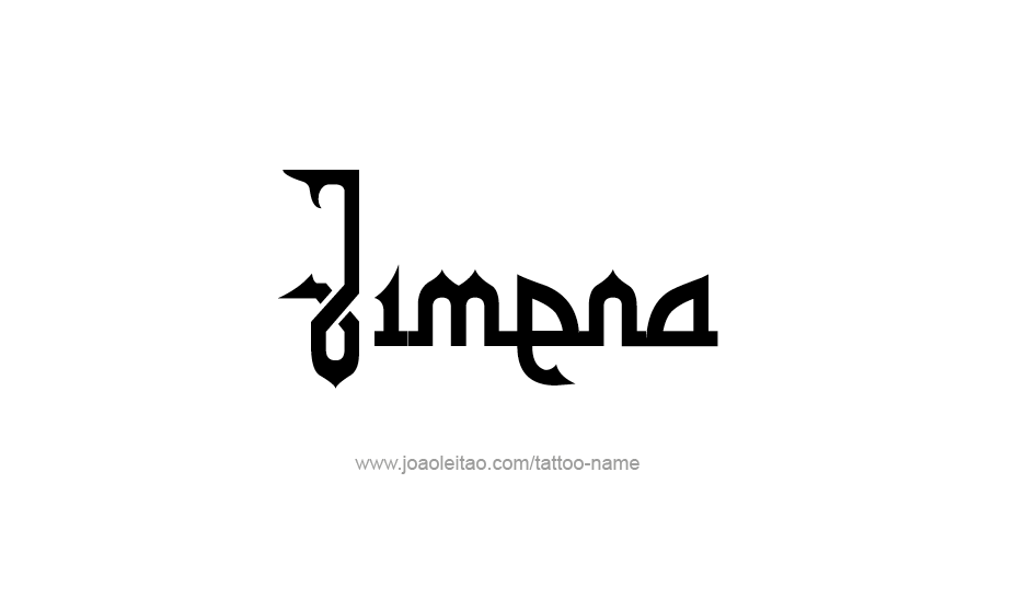 Tattoo Design Name Jimena   