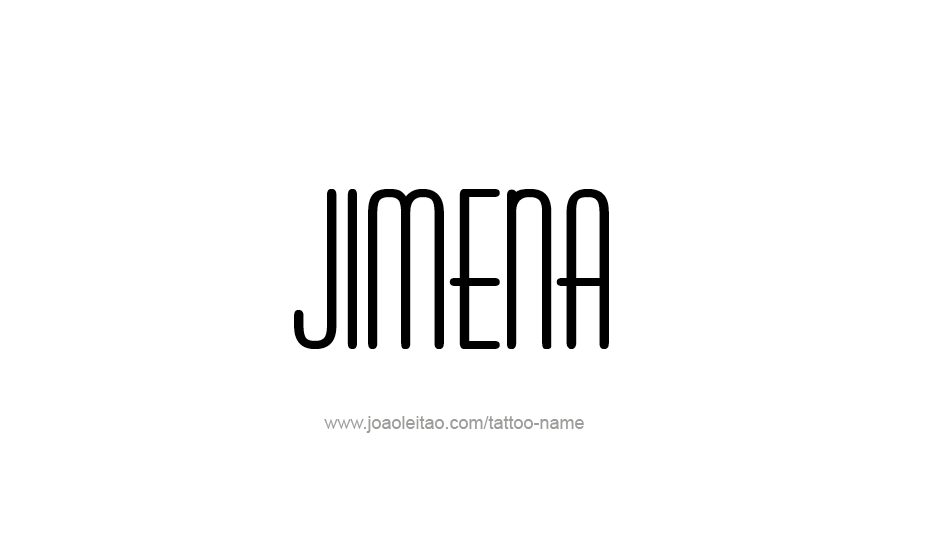 Tattoo Design Name Jimena   