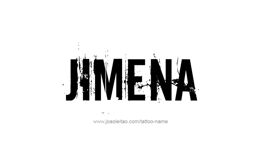 Tattoo Design Name Jimena   