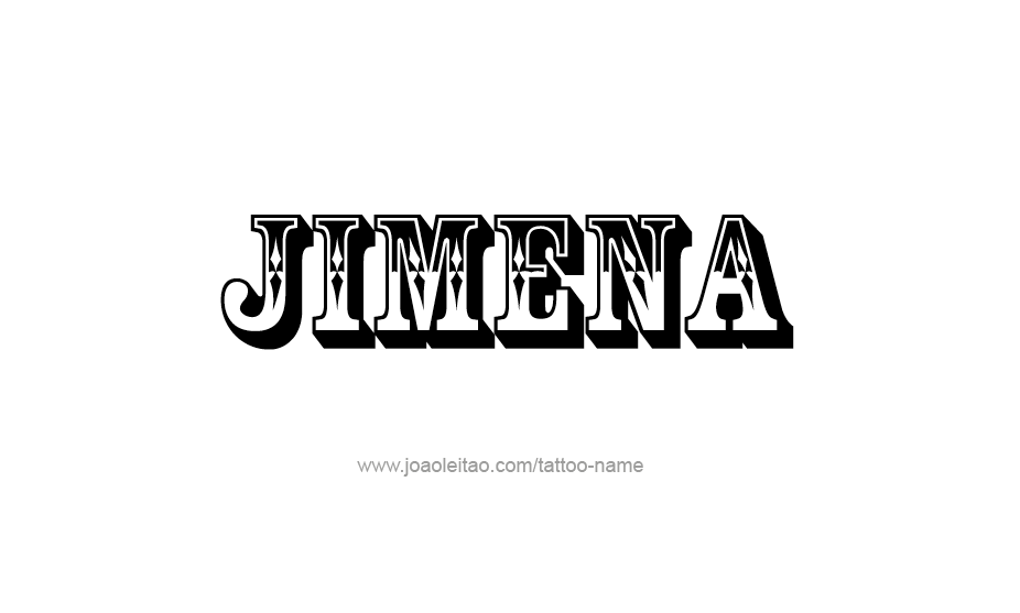 Tattoo Design Name Jimena   