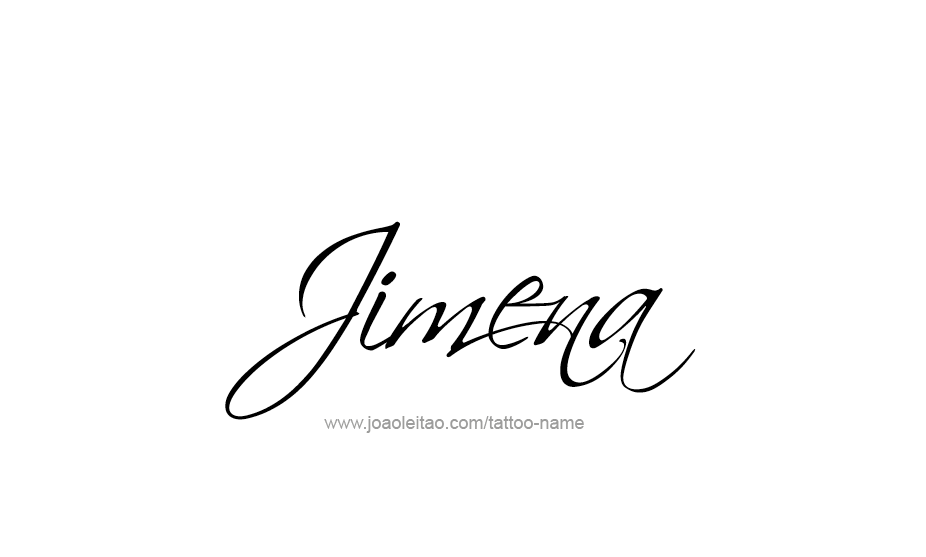 Tattoo Design Name Jimena   