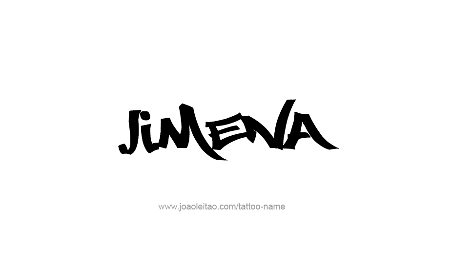 Tattoo Design Name Jimena   