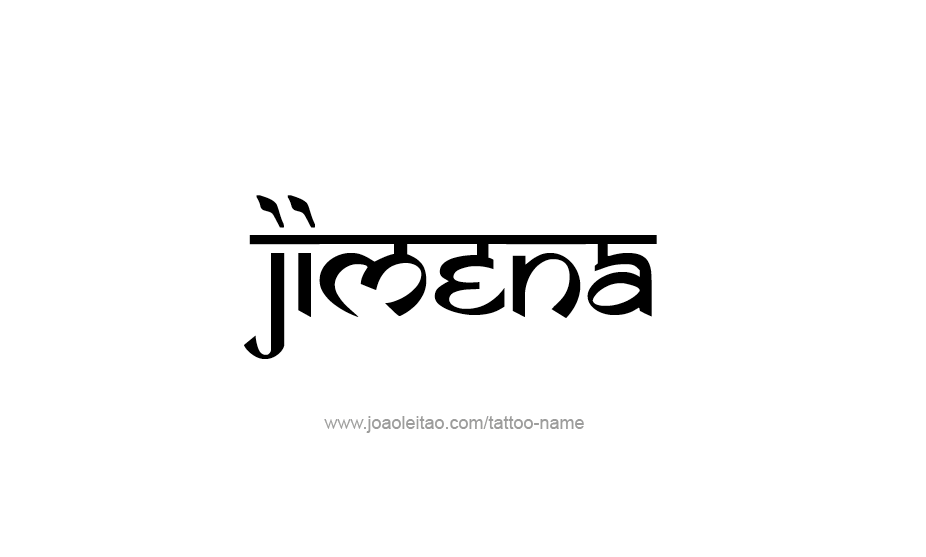 Tattoo Design Name Jimena   