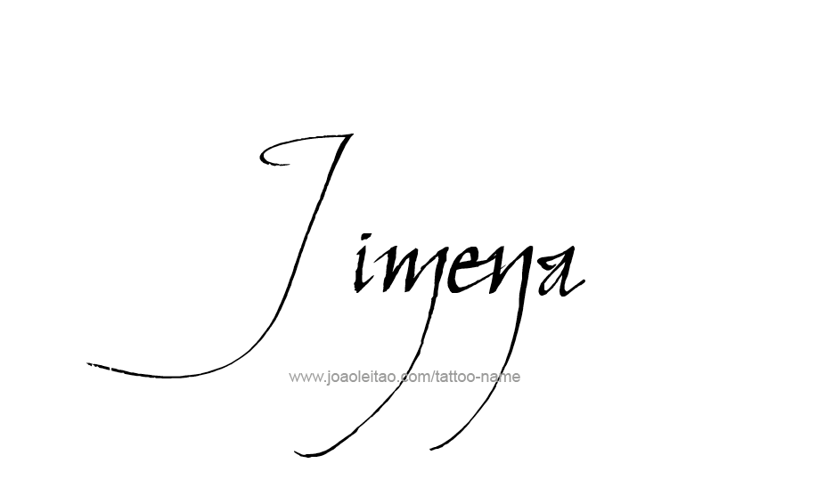 Tattoo Design Name Jimena   