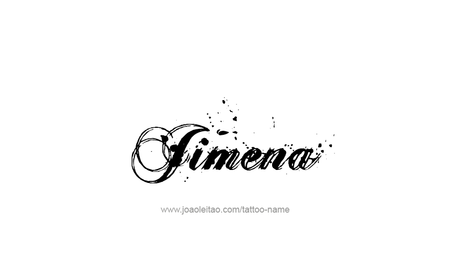 Tattoo Design Name Jimena   